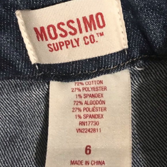 Mossimo Supply Co Denim Button Up Short Skirt Size 6 - Picture 3 of 3